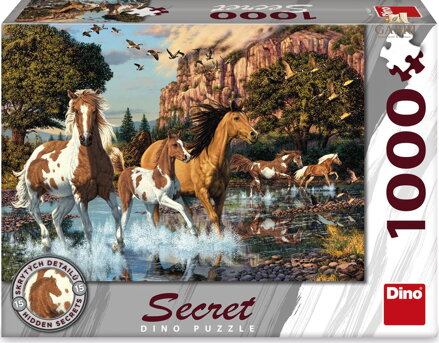 DINO Puzzle Secret Collection: Koně 1000 dílků