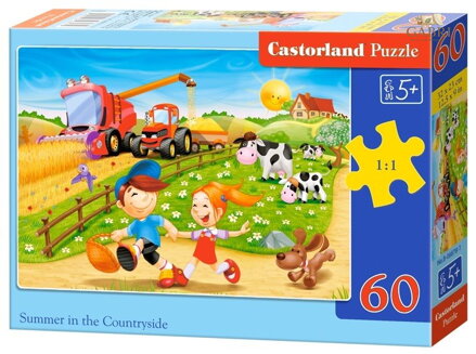 CASTORLAND Puzzle Léto na venkově 60 dílků
