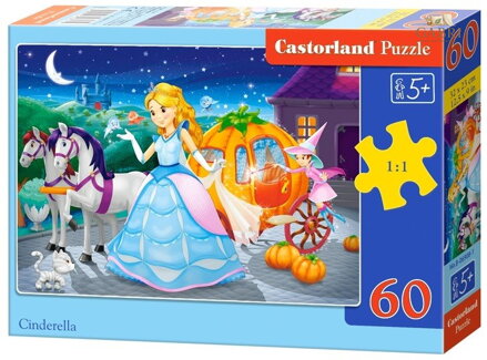 CASTORLAND Puzzle Popelka 60 dílků