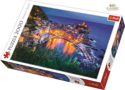 TREFL Puzzle Vernazza za soumraku, Itálie 2000 dílků