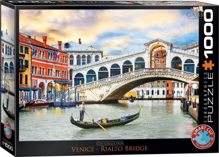 EUROGRAPHICS Puzzle Most Rialto, Benátky 1000 dílků