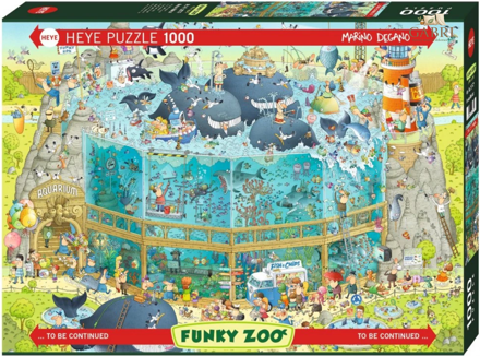 HEYE Puzzle Šílená ZOO: Expozice Oceán 1000 dílků