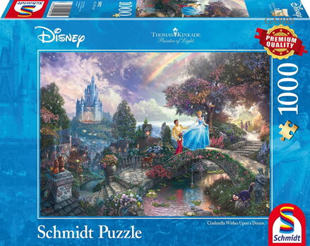SCHMIDT Puzzle Popelka: Přání ve snu 1000 dílků