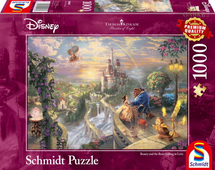 SCHMIDT Puzzle Kráska a zvíře 1000 dílků