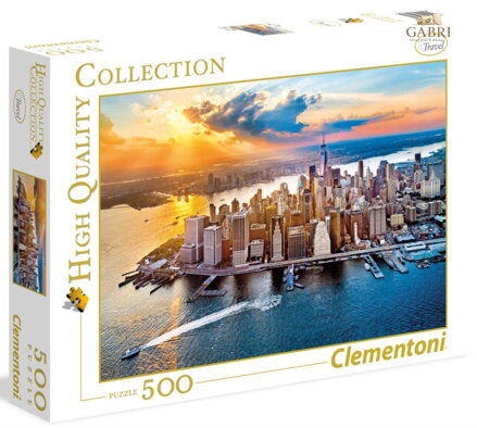 CLEMENTONI Puzzle Pohled na New York 500 dílků