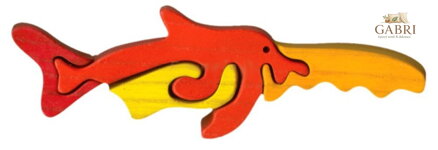 FAUNA Dřevěné puzzle Mečoun malý