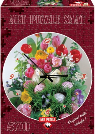 ART PUZZLE Puzzle hodiny Víš, že tě miluji 570 dílků