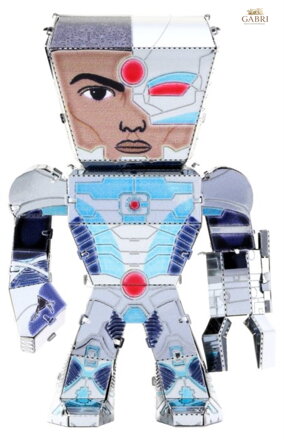 METAL EARTH 3D puzzle Justice League: Cyborg figurka