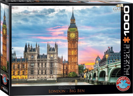 EUROGRAPHICS Puzzle Londýn - Big Ben 1000 dílků