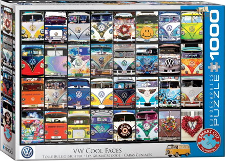 EUROGRAPHICS Puzzle VW Cool Faces 1000 dílků
