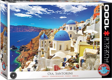 EUROGRAPHICS Puzzle Oia, Santorini, Řecko 1000 dílků