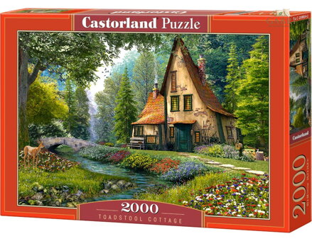 CASTORLAND Puzzle Lesní chata 2000 dílků