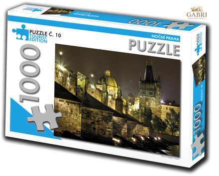 TOURIST EDITION Puzzle Noční Praha 1000 dílků (č.10)