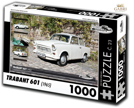 RETRO-AUTA Puzzle č. 23 Trabant 601 (1965) 1000 dílků