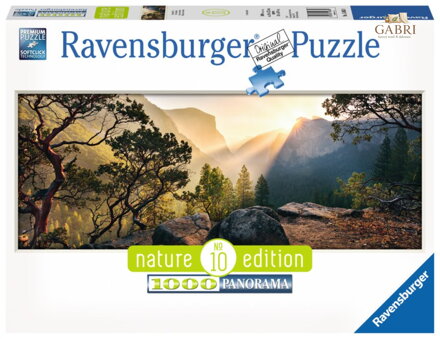 RAVENSBURGER Panoramatické puzzle Yosemitský národní park, Kalifornie 1000 dílků