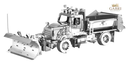 METAL EARTH 3D puzzle Freightliner 114SD Sněžný pluh