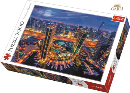 TREFL Puzzle Světla Dubaje 2000 dílků