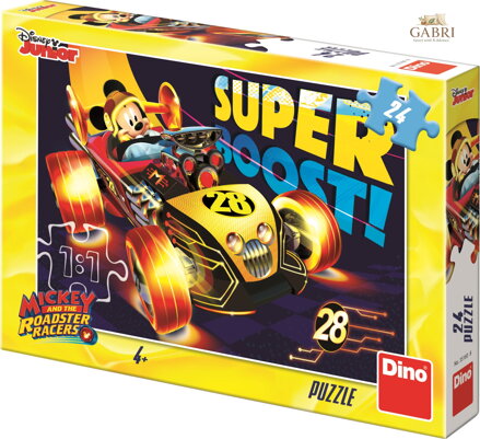 DINO Puzzle Mickey Mouse na závodě 24 dílků