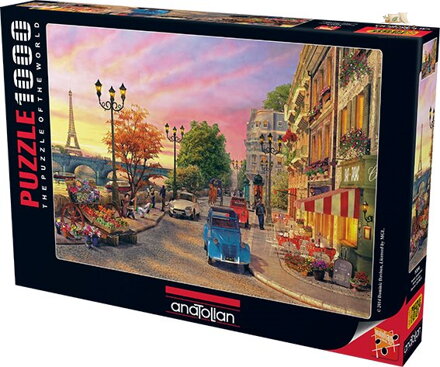 ANATOLIAN Puzzle Západ slunce nad Seinou 1000 dílků