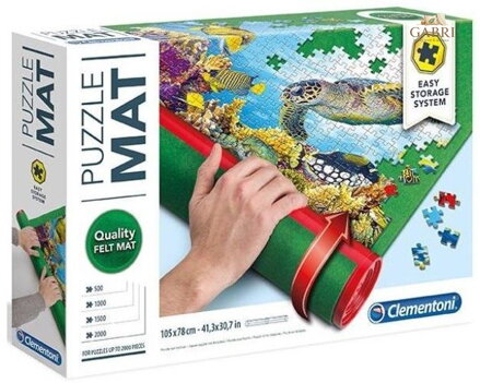 CLEMENTONI Rolovací podložka na puzzle 500-2000 dílků (105x78cm)