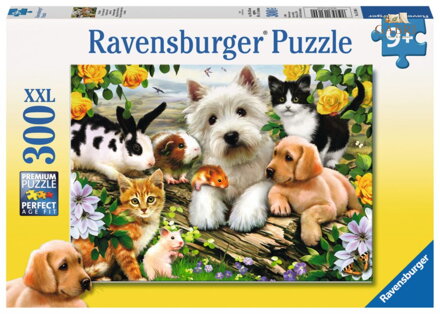 RAVENSBURGER Puzzle Zvířecí přátelé XXL 300 dílků