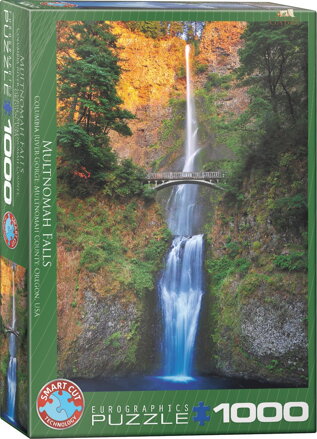 EUROGRAPHICS Puzzle Multnomah Falls, USA 1000 dílků