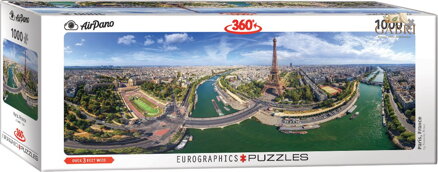 EUROGRAPHICS Panoramatické puzzle Paříž, Francie 1000 dílků