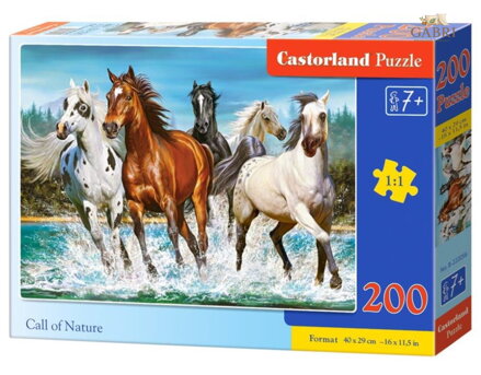 CASTORLAND Puzzle Volání přirody 200 dílků