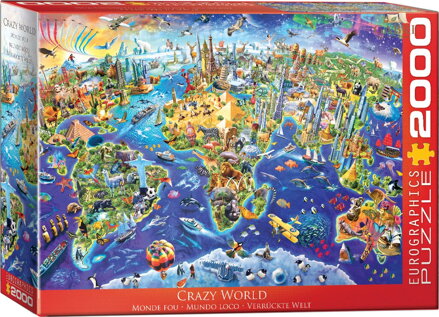 EUROGRAPHICS Puzzle Bláznivý svět 2000 dílků