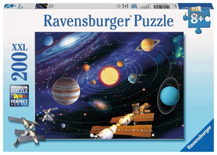 RAVENSBURGER Puzzle Sluneční soustava XXL 200 dílků