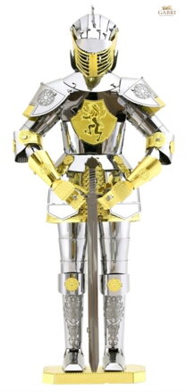 METAL EARTH 3D puzzle Brnění - Evropský rytíř