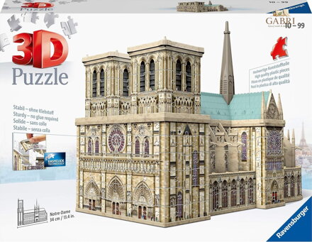 RAVENSBURGER 3D puzzle Katedrála Notre-Dame, Paříž 349 dílků
