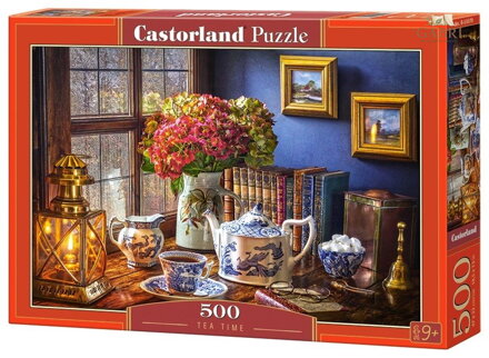 CASTORLAND Puzzle Zátiší s čajovou konvicí 500 dílků