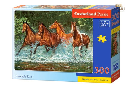 CASTORLAND Puzzle Běh koní 300 dílků
