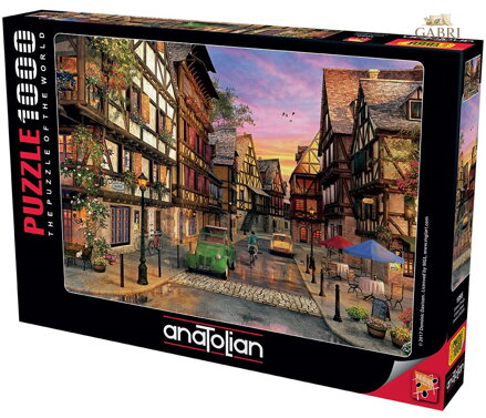 ANATOLIAN Puzzle Ulice Colmar 1000 dílků