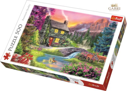 TREFL Puzzle Horská idylka 500 dílků