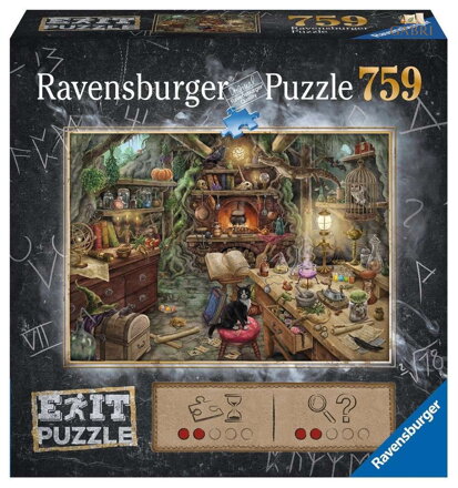 RAVENSBURGER Únikové EXIT puzzle Čarodějná kuchyně 759 dílků