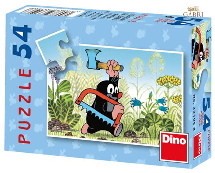 DINO Puzzle Krtek - hurá do práce 54 dílků