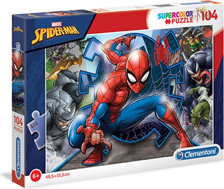 CLEMENTONI Puzzle Spiderman 104 dílků
