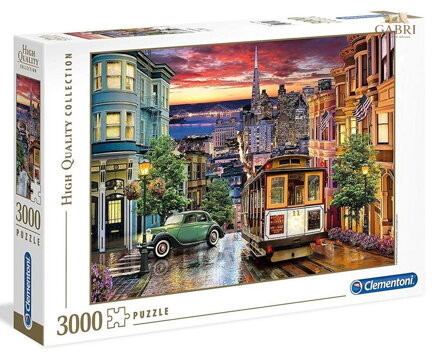 CLEMENTONI Puzzle San Francisco 3000 dílků