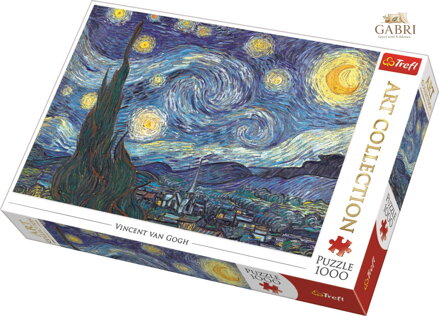 TREFL Puzzle Art Collection: Hvězdná noc 1000 dílků