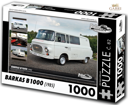 RETRO-AUTA Puzzle č. 82 Barkas B 1000 (1985) 1000 dílků