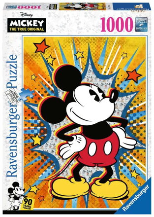 RAVENSBURGER Puzzle Retro Mickey Mouse 1000 dílků