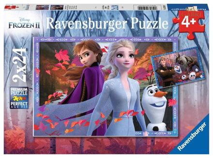 RAVENSBURGER Puzzle Ledové království 2, 2x24 dílků