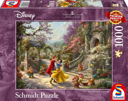 SCHMIDT Puzzle Sněhurka tančící ve slunečních paprscích 1000 dílků