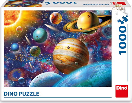 DINO Puzzle Planety Sluneční soustavy 1000 dílků