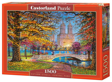 CASTORLAND Puzzle Podzimní Central Park, New York 1500 dílků