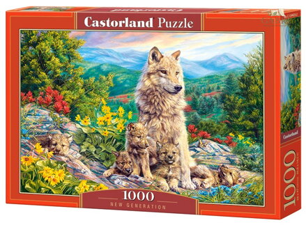 CASTORLAND Puzzle Nová vlčí generace 1000 dílků