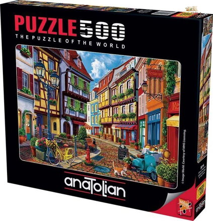 ANATOLIAN Puzzle Dlažděná ulička 500 dílků