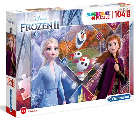 CLEMENTONI Puzzle Ledové království 2 MAXI 104 dílků